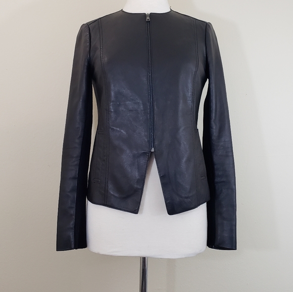Vince Jackets & Blazers - Vince black lambskin leather jacket